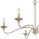 Delvona 6 Light 36.75 inch Modern Gold Chandelier Ceiling Light